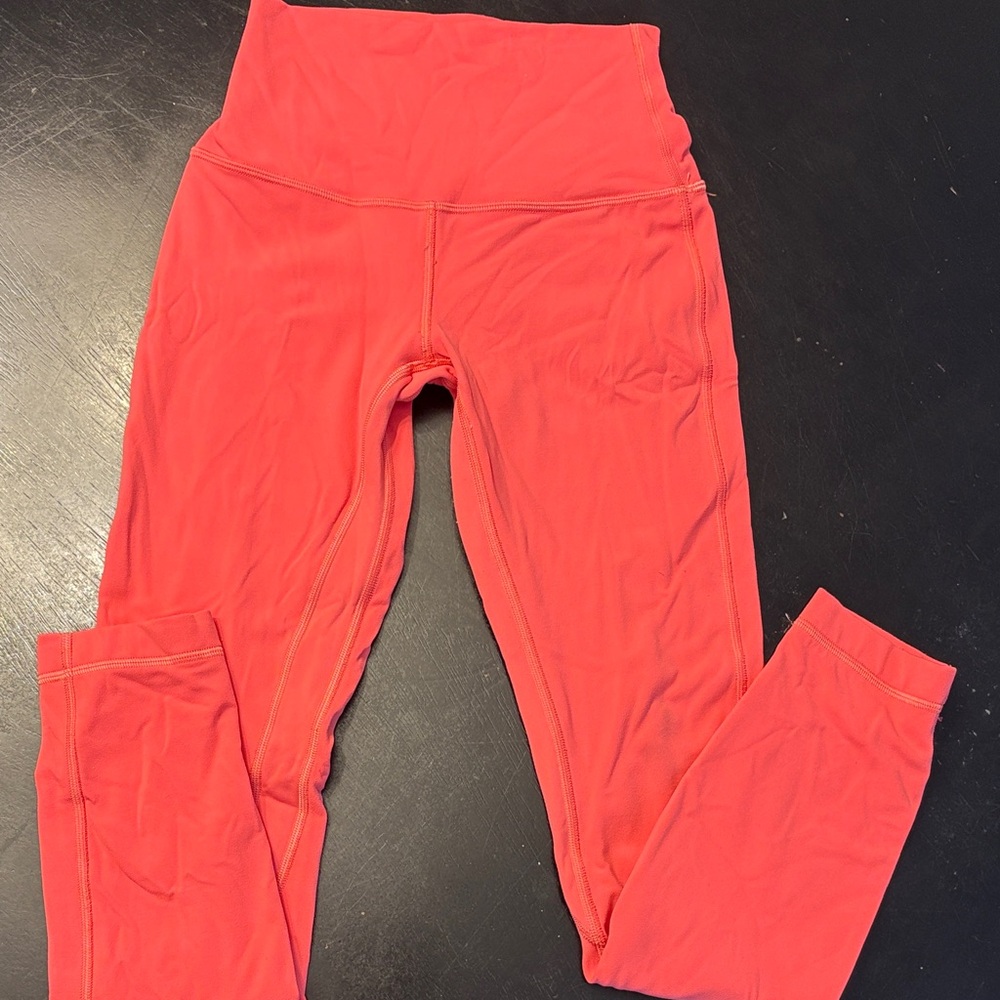 lululemon Bright Coral Leggings size 2